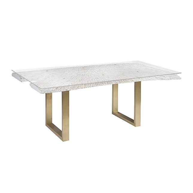 Chainsaw Dining Table White