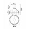 Guadiana Round Chandelier