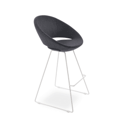 Crescent Wire Bar Stool
