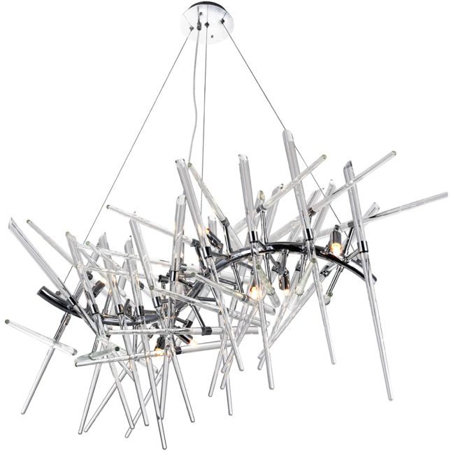 Icicle Curved Chandelier