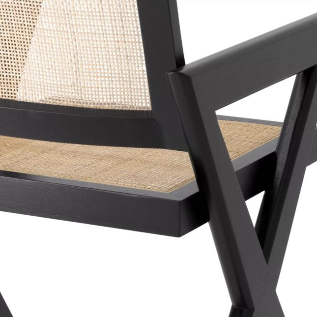 wicker dining chair