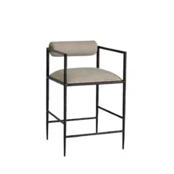 Eternal Counter Stool In Pewter Texture