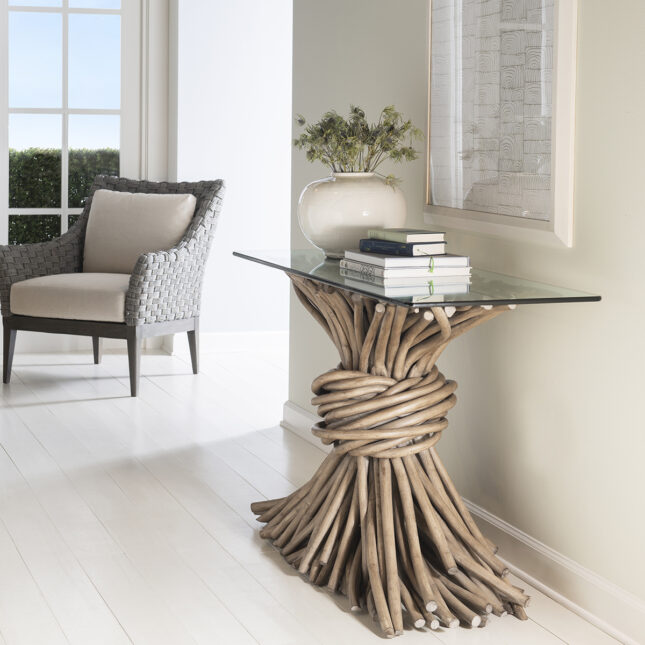 knot console table