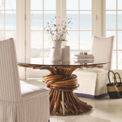 knot dining table natural