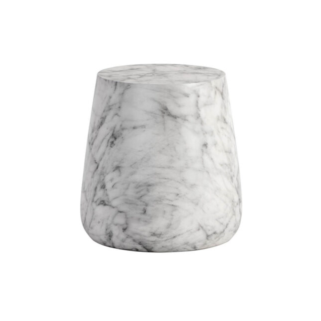 Aries Side Table White