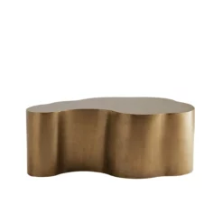 Harvey Coffee Table in Antique Brass Finish