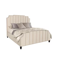 Bayonne Panel Bed With Channeled Footboard