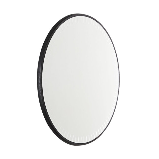 candid round mirror