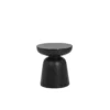 Lucida End Table in Black Finish