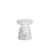 Lucida End Table in Marble Finish
