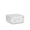 Strut Coffee Table in White Marble Finish