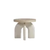 Antibes Side Table With Wood Top