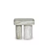 Arcadia Side Table In Faux Stone