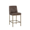Leighland Counter Stool In Leather