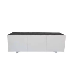 Optik Sideboard in White Lacquer Finish