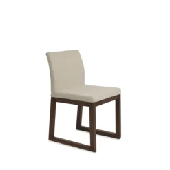 Aria Dining Chair Sled Wood