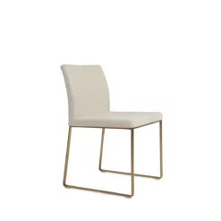 Aria Sled Metal Dining Chair