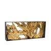 Cast Root W″ Console Table in Gold Leaf