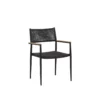 Nava Stackable Dining Chair In Black Base