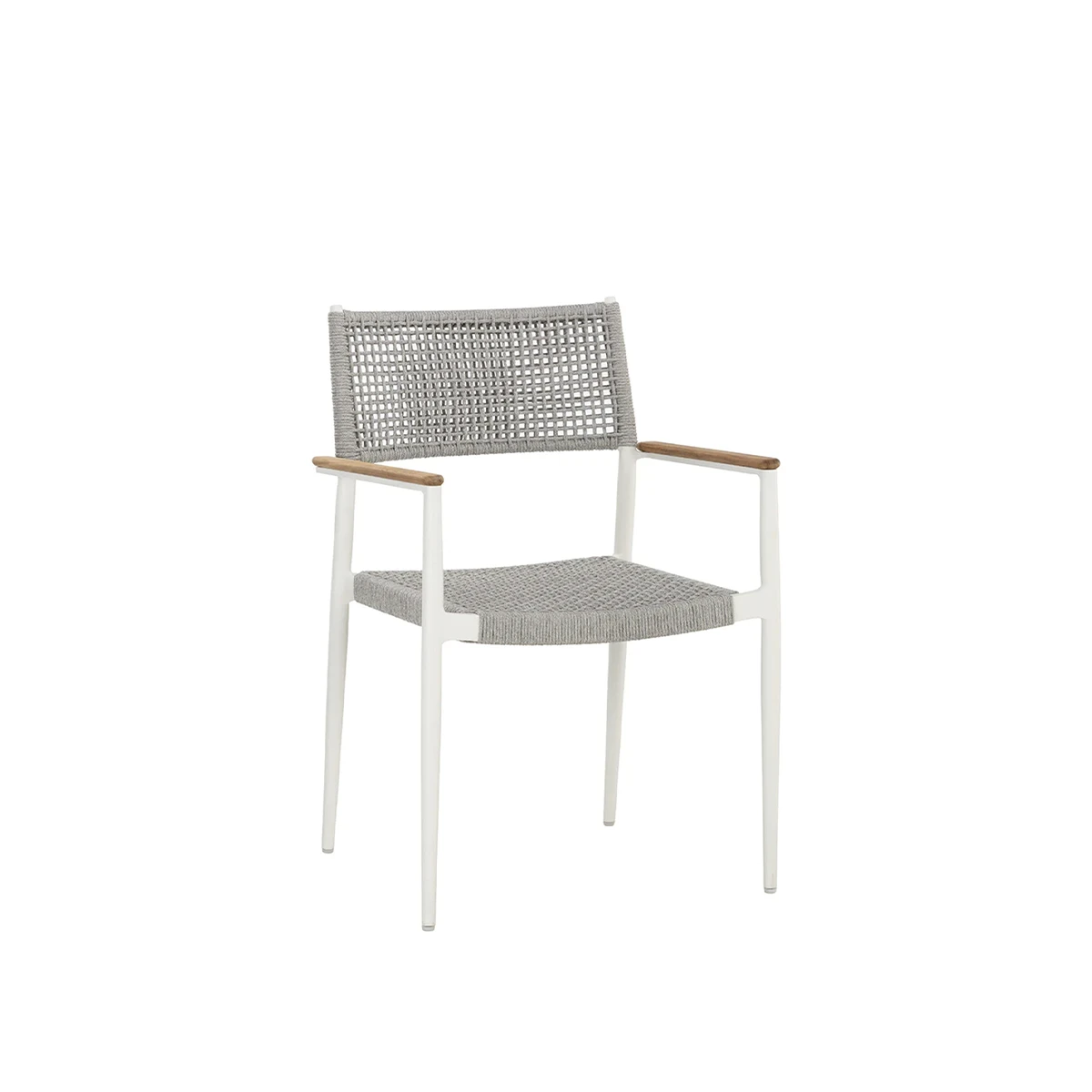 Nava Stackable Dining Chair In White Base