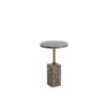 Mizani End Table In Brown Finish