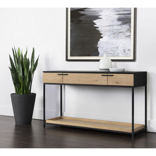 rosso console table
