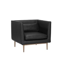 Batavia Accent Chair In Leather