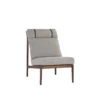 Elanor Accent Chair in Walnut Base