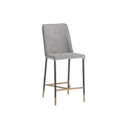 Klaus Counter Stool In Gunmetal Base