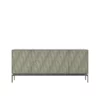 Mesa 7639 Credenza With Brushed Carbon Base