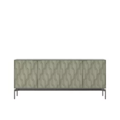 Mesa 7639 Credenza With Brushed Carbon Base