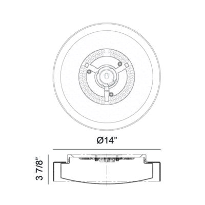 fontana flush mount