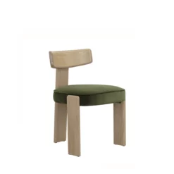 Horton Dining Chair In Natural Base