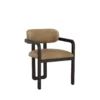 Madrone Dining Chair In Leather