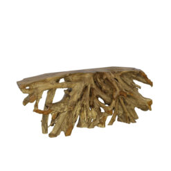 Teak Root ″ Console Table In Natural Finish