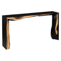 framed waterfall console table