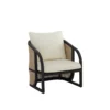Palermo Accent Chair In Charcoal Finish
