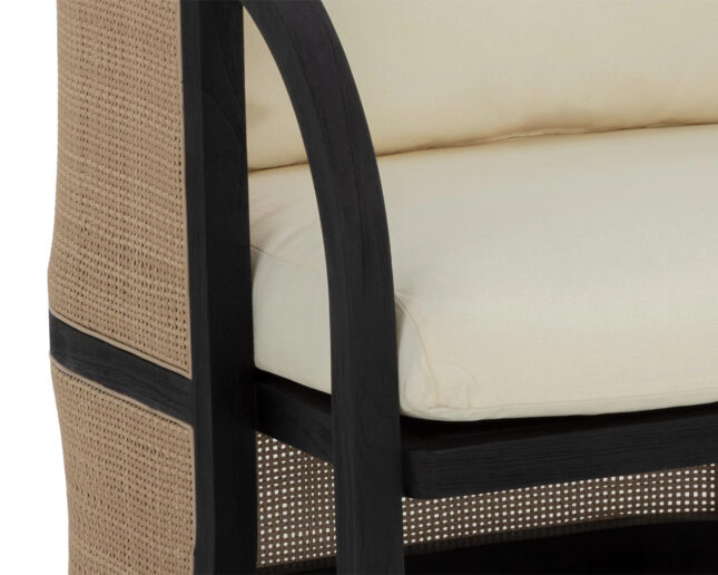 palermo accent chair in charcoal ()