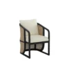 Palermo Dining Chair In Charcoal Finish