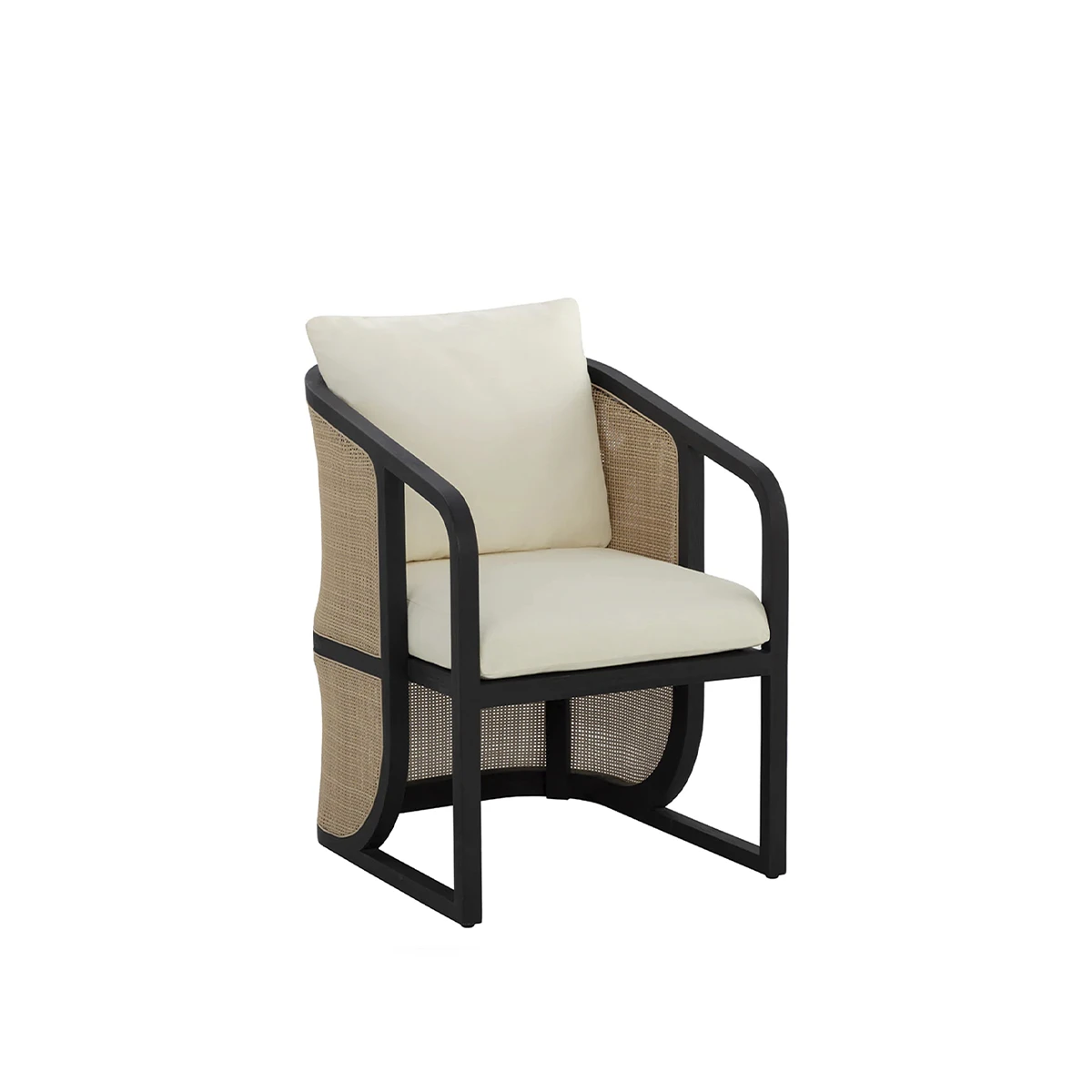 Palermo Dining Chair In Charcoal Finish