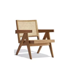 Pierre J Arm Full Wicker Accent Chair