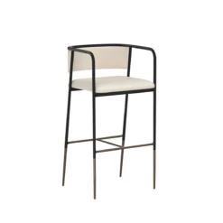 Brenan Bar Stool In Fabric