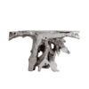Brivo Freeform Console Table in Silver Leaf