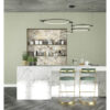 serif chandelier