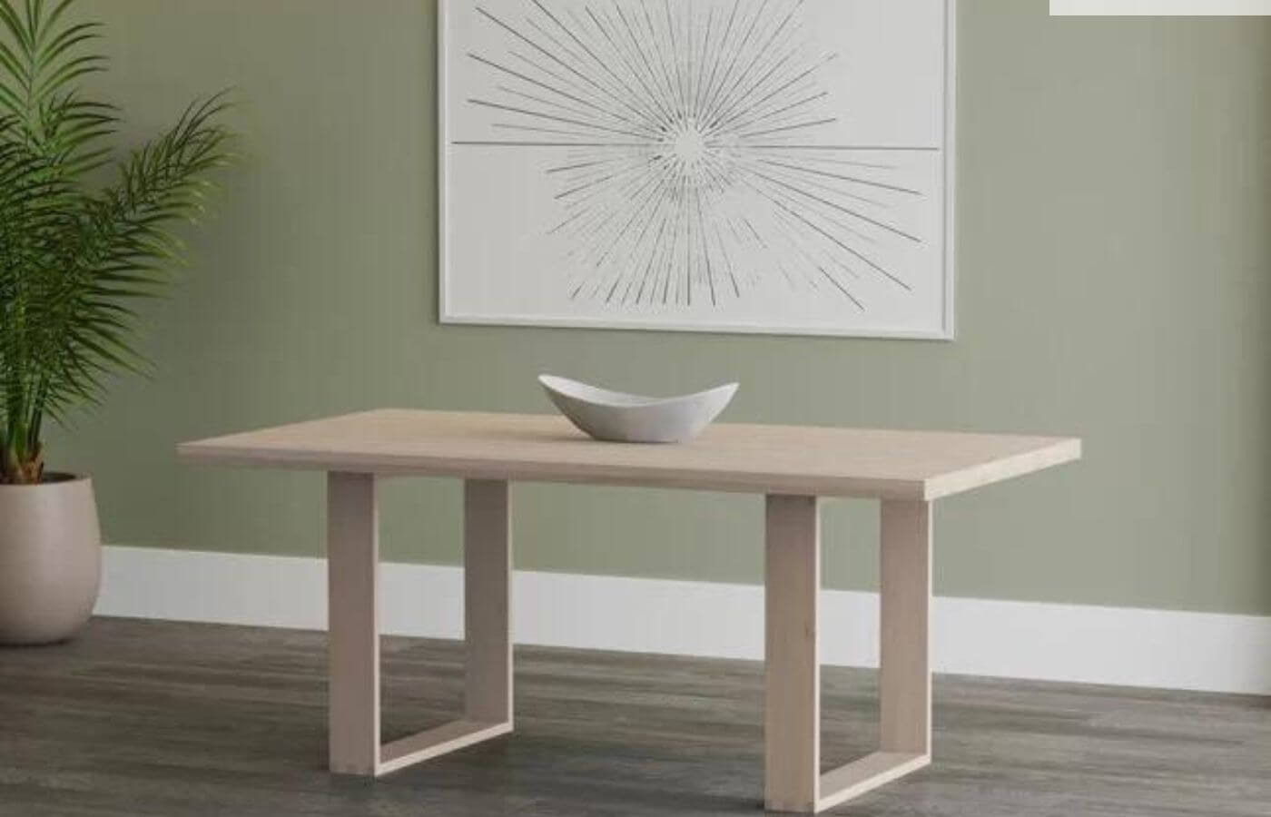 modern sense dining table