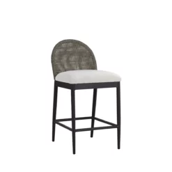 Calandri Counter Stool In Black Finish