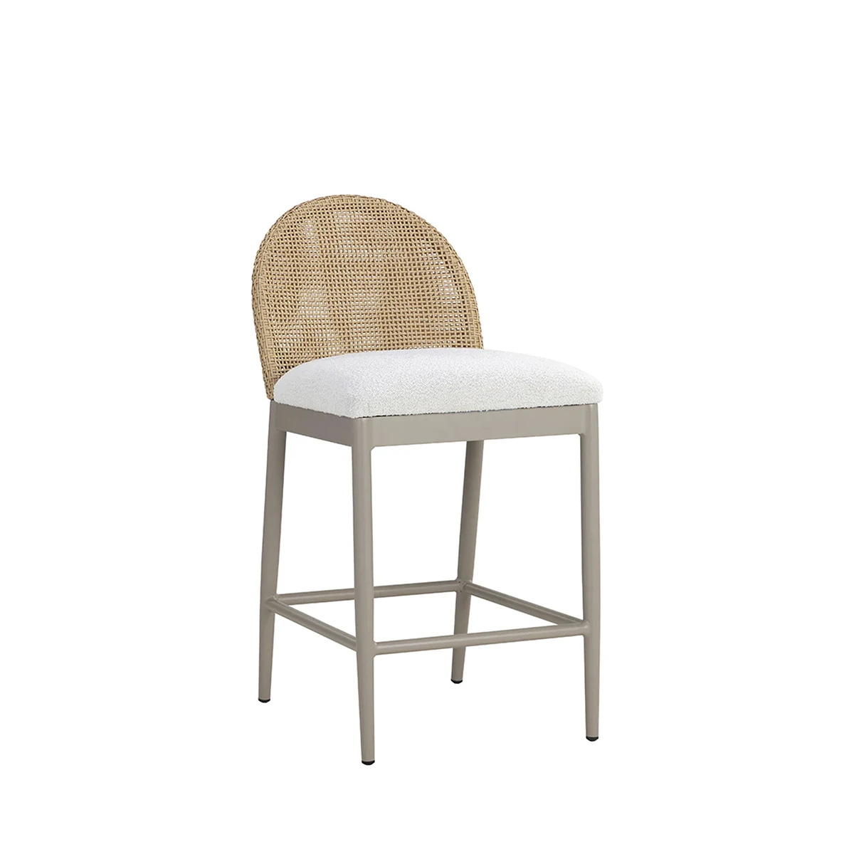 Calandri Counter Stool In Natural Finish