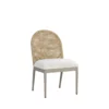 Calandri Dining Chair In Natural Finish