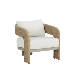 Pylos Accent Chair In Natural Finish