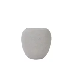 River Stone Side Table In Granite Finish